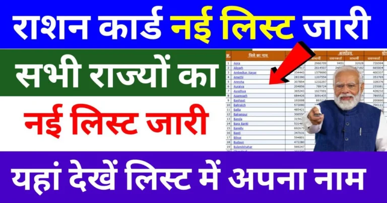 Ration Card New List